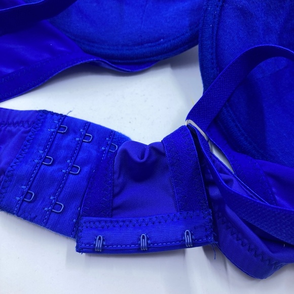 Fredericks of Hollywood Solid Royal Blue XTreme Push Up Bra 38B No Inserts - Picture 7 of 9